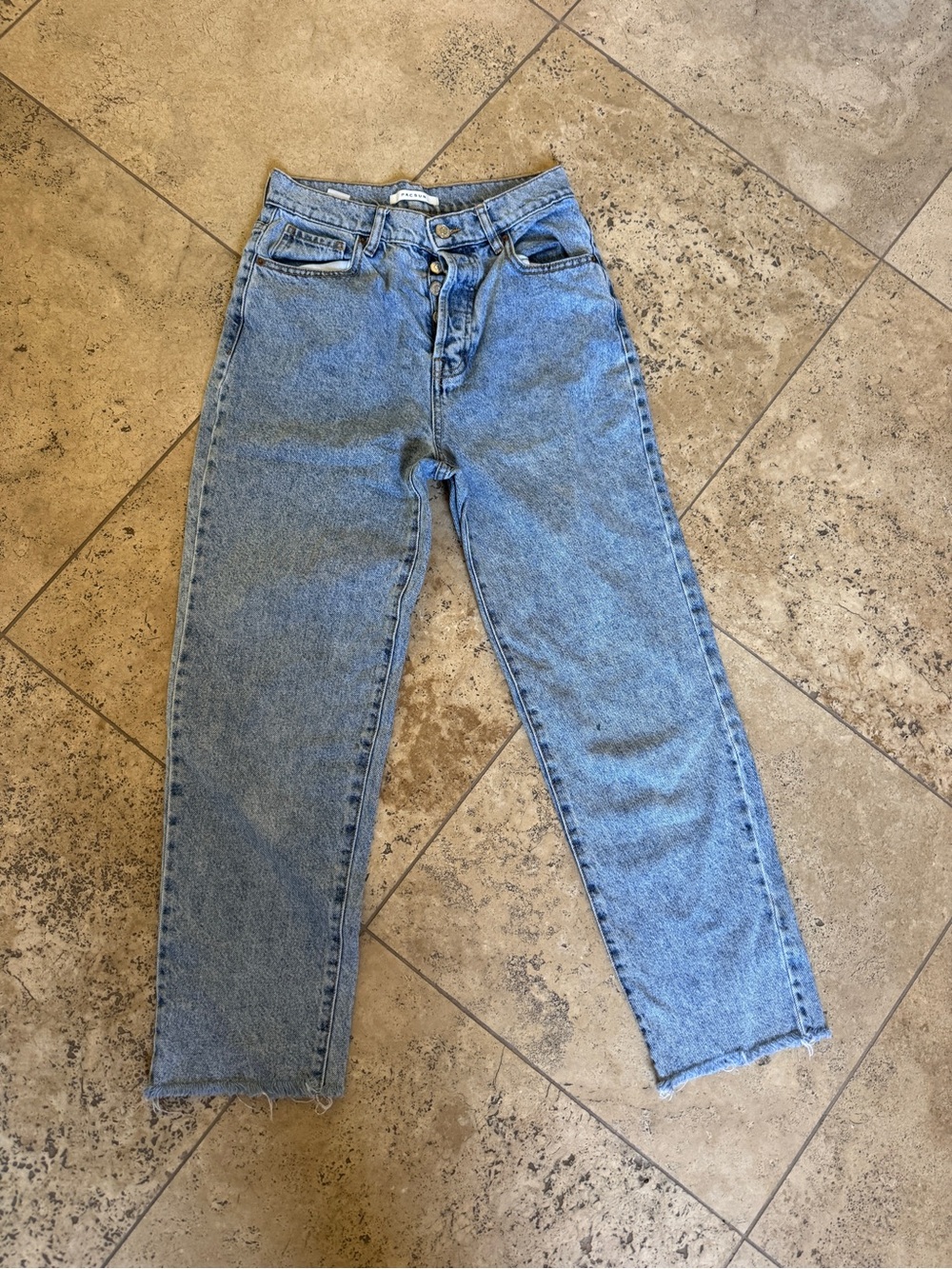Pacsun high rise straight jeans